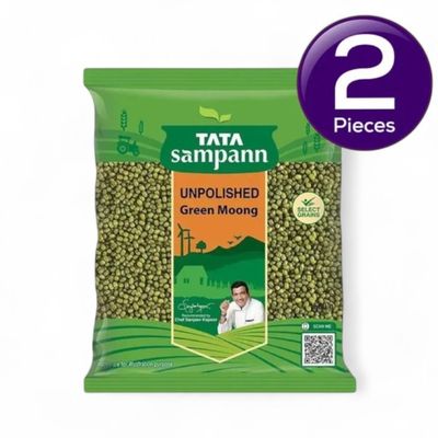 Tata Sampann Unpolished Green Moong Dal 500 g Combo