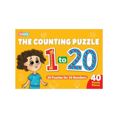 JoGenii 1 To 20 Counting Jigzaw Puzzle | Fun And Educational 40 Piece Jigsaw Puzzle