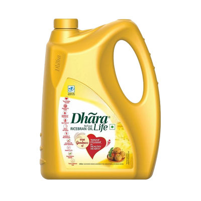 Dhara Ricebran Refined Oil | Jar