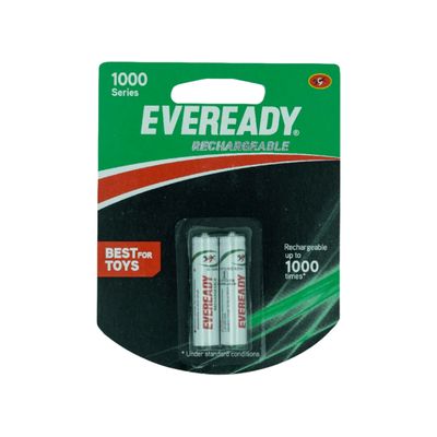 Eveready Rechargeable AAA BP2 600 NIMH Battery(1000 Series)