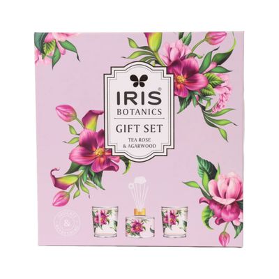 Iris Botanics Gift set Fragrance Tearose & Agarwood