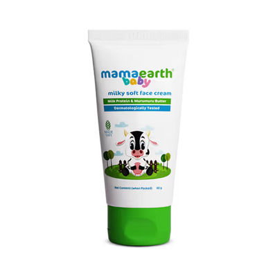 Mamaearth Milky Soft Baby Face Cream For Kids | 1 month - 1 year