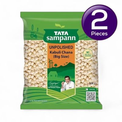 Tata Sampann Unpolished Kabuli Chana 500 g Combo