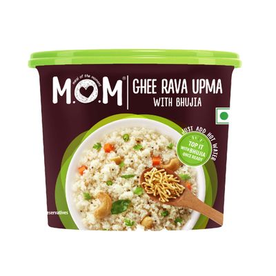 MOM Ghee Rava Upma with Bhujia