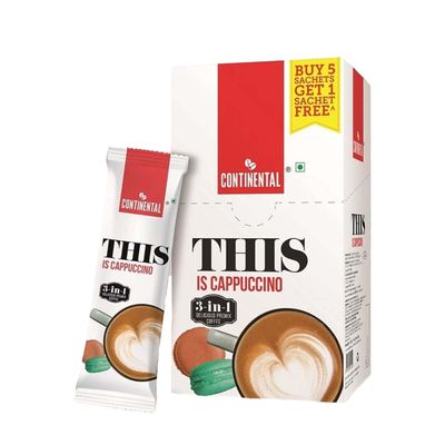 Continental THIS Premix Coffee Powder - Cappuccino | Sachet