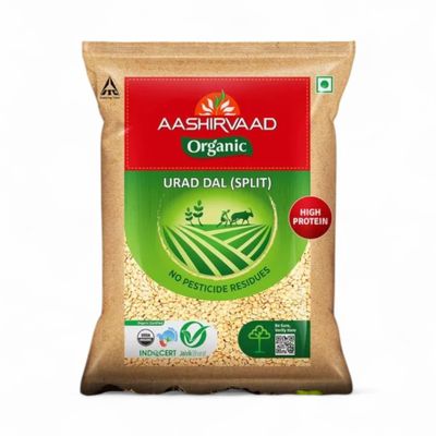 Aashirvaad Organic Urad Dal (Split) | 100% Organic Urad Dal Rich in Protein
