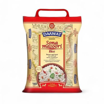 Daawat Premium Sona Masuri Rice | Medium Grain
