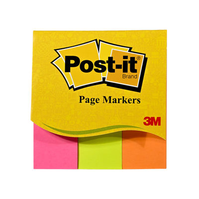 Post-it Sticky Notes - 25 mm X 76 mm | Multicolour | Paper | Rectangular | 150 Sheets