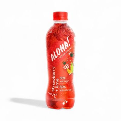 Aloha Strawberry and Lime Flavoured Soft Drink