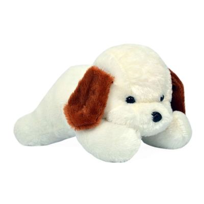 Sterling Dog Plush Soft Toy For Kids (6411) | 2 Months+ | 26 cm - White