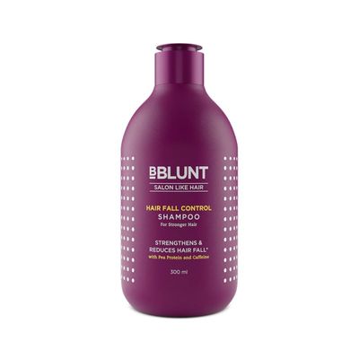 Bblunt Hair Fall Control Shampoo With Pea Protein & Caffeine For Stronger Hair