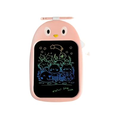 Toyshine Writing Tablet 8.5 Inch Colorful Screen Doodle Board For Ages 3+ Kids (Girls & Boys)- Pink