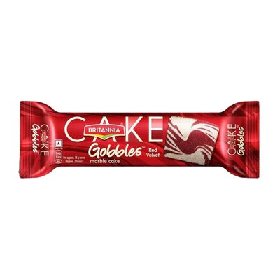 Britannia Gobbles Marble Red Velvet Cake
