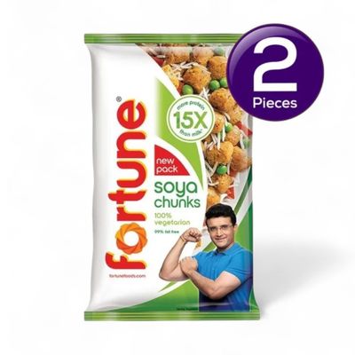Fortune Soya Chunks | Pouch 1 kg Combo