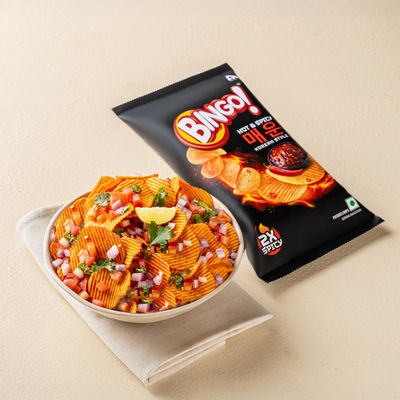 ITC Korean Style Hot Spicy Chips with Bhel Mix