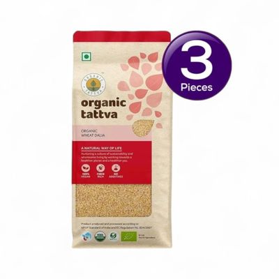Organic Tattva Organic Wheat Dalia 500 g Combo