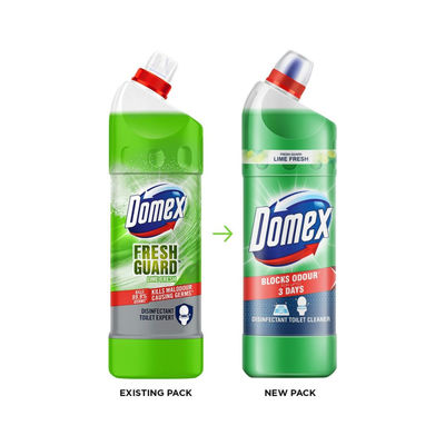 Domex Toilet Cleaner Liquid, Lime Fresh