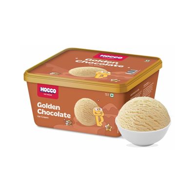 Hocco Golden Chocolate Ice Cream Tub