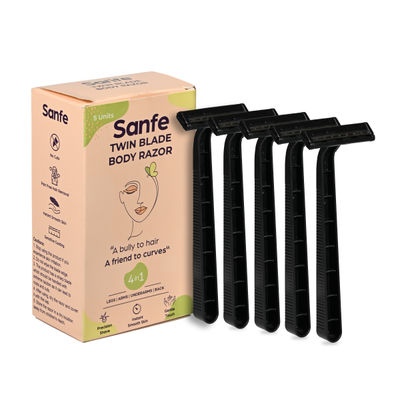 Sanfe Disposable Hair Removal Razor For Women Perfect For Legs Arms & Bikiline2 Blade Shaving Razor