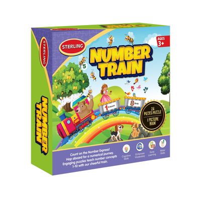 Sterling Number Train Puzzle Game