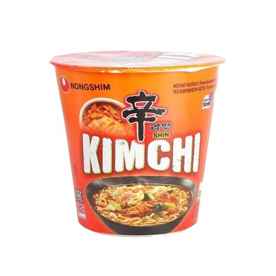 Korean Nongshim Kimchi Cup Noodle Soup Veg