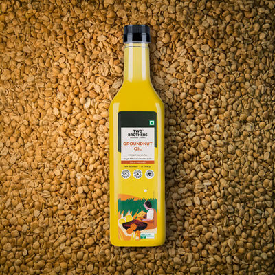 Two Brothers Peanut Oil Wood-Pressed Single-Filtered Plastic | Bottle