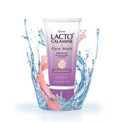 Lacto Calamine Facewash With Kaolin Clay And Niacinamide For Oily Skin
