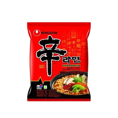 Korean Nongshim Shin Ramyun Noodle Soup Veg