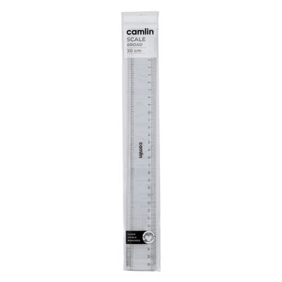 Camlin Exam Broad Plastic Scale Of 30 Cm