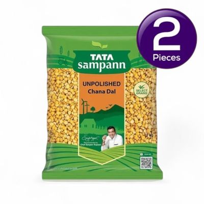 Tata Sampann Unpolished Chana Dal 1 kg Combo