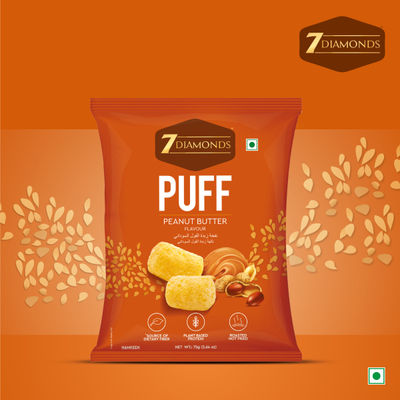 7 Diamonds Roasted Peanut Butter Flavour Puff