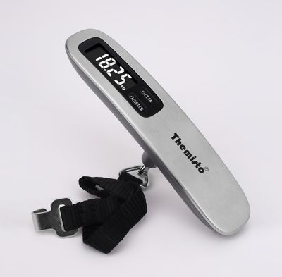 Themisto Th-Ws10 Digital Luggage Scale with Target Value Setting | 50Kg | Silver