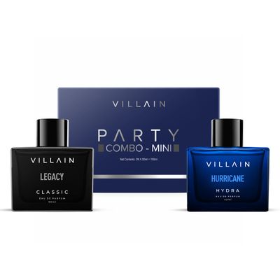 Villain Luxury Party Combo | Mini Gift Set For Men| Eau De Parfum | Premium Fragrance Spray