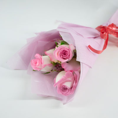 Hoovu 3 Pink Rose Bouquet