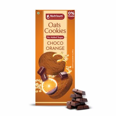 Nutrisum Oats Cookies - No Added Sugar - Chocolate Orange