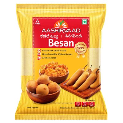 Aashirvaad Besan PouchAdded Sugar-free and Trans Fat-free