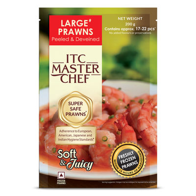 ITC Master Chef Large Prawns | Freshly Frozen | 15 hours from the Time of Harvesting