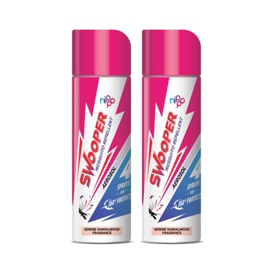 Nippo Swooper Mosquito Repellent Aerosol Spray - Pack Of 2