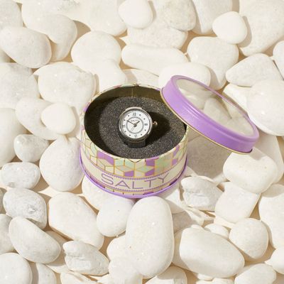 Salty Fashion Adjustable Silver Color Watch Ring for Women