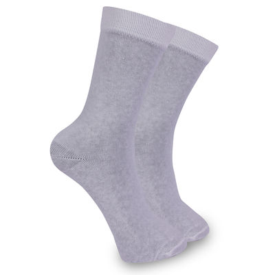 Englo Men's Solid Cotton Men's Socks | White - Free Size