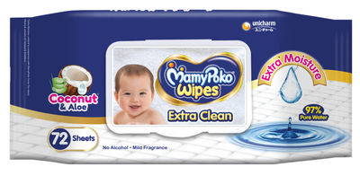Mamypoko Extra Clean Wipes Baby For Kids | Clear | 3 months - 1 year
