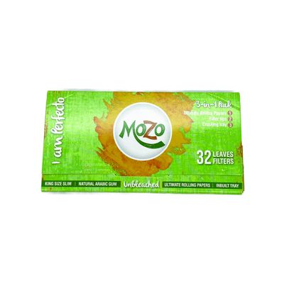 Bongchie Mozo With Filter Natural 32 Leaves & 32 Filters