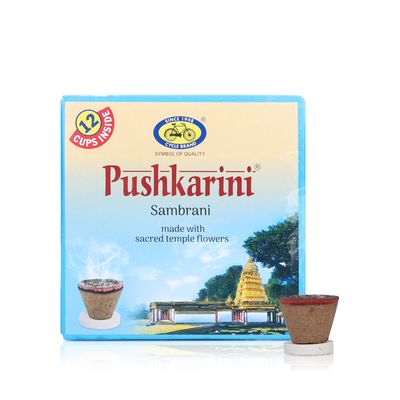 Cycle Pure Pushkarini Sambrani Cups| 12 Cups