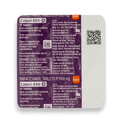 Calpol 650 + Tablet