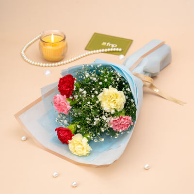 FNP Mystical Mix Carnations Flower Bouquet
