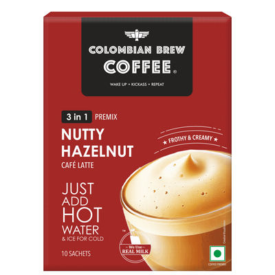 Colombian Brew Hazelnut Coffee Premix