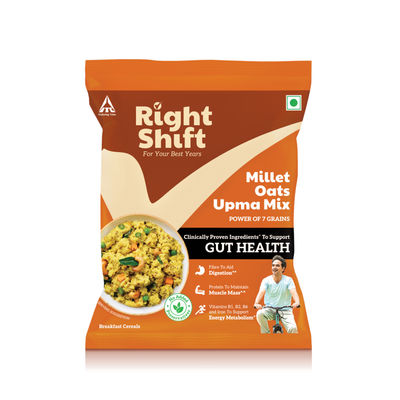 ITC Right Shift Millet Oats Upma Mix | High Protein & Fibre, No preservative | Power of 8 in 1