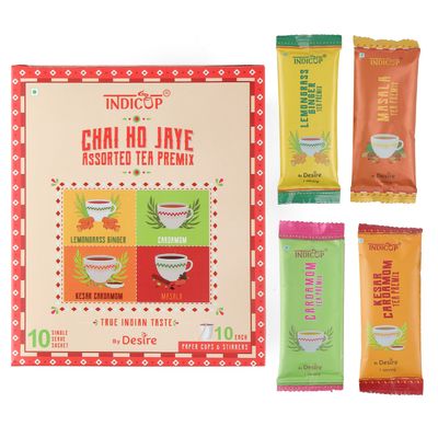 Indicup Assorted Flavour Tea Premix