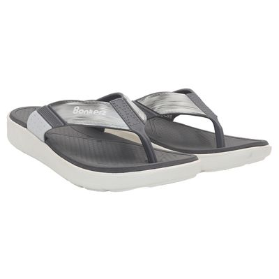 Bonkerz Women's Comfort Flipflop | Grey - UK 5