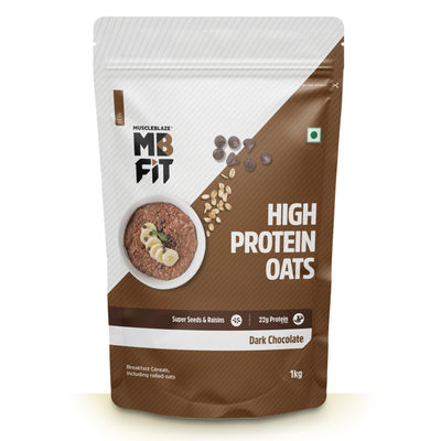 MuscleBlaze Fit High Protein Oats (Dark Chocolate)